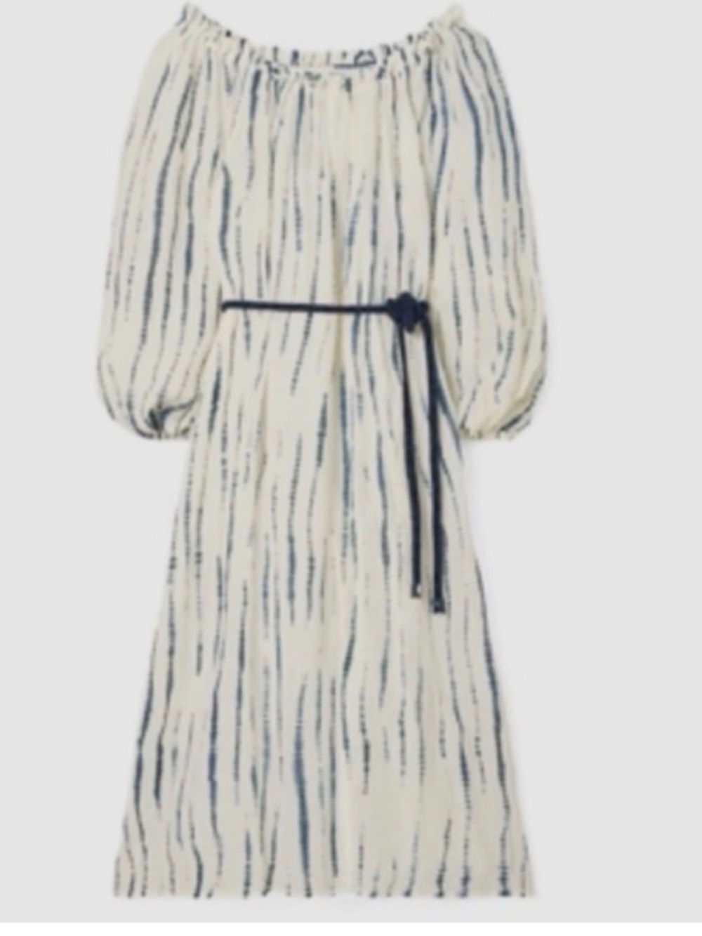 RARE TORY BURCH $898 Tie Dye Ruffle Midi Dress XS - Fits S/M NWOT - Picture 3 of 9